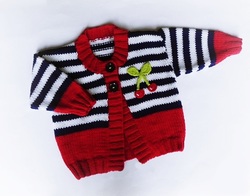 Knitted Cardigan, Baby Cherry Cardigan, www.starbabyknitwear.com