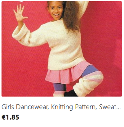 Girls Dance Accessories knitting pattern download
