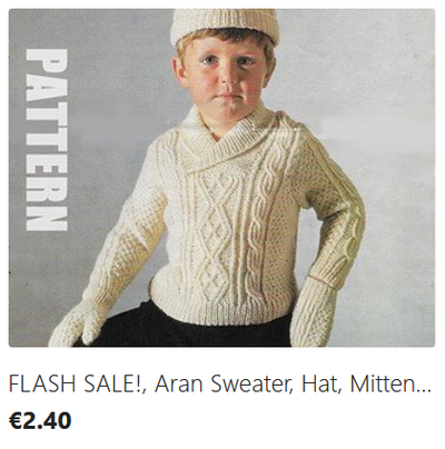 Toddler Sweater, Hat & Gloves Set knitting pattern download