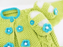 Baby Shoes,Lime Baby shoes by StarBaby Designer Knitwear, www.starbabyknitwear.com