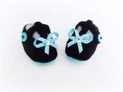Baby Shoes, T-Bar Shoes by StarBaby Designer Knitwear, www.starbabyknitwear.com