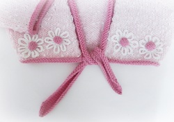Baby Flower Bolero by StarBaby Knitwear, www.starbabyknitwear.com