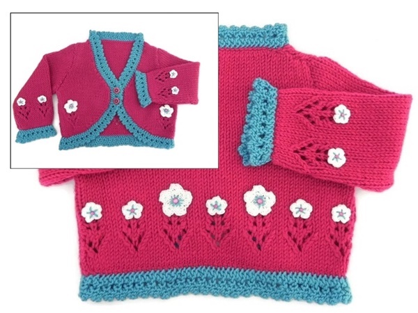 Baby Bolero by StarBaby Knitwear, www.starbabyknitwear.com