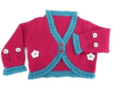 Baby Bolero by StarBaby Designer Knitwear,  www.starbabyknitwear.com