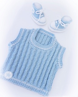 Sleeveless Sweater by StarBaby Designer Knitwear,  www.starbabyknitwear.com