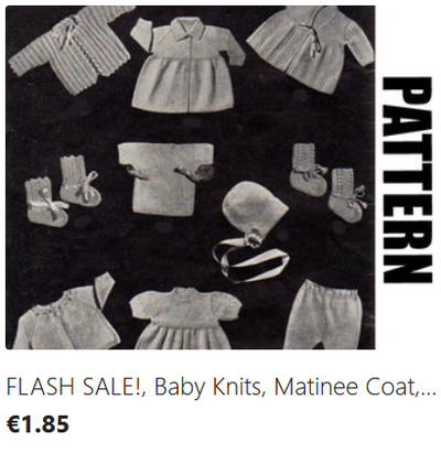 Baby Matinee Coats and accessories knitting pattern download