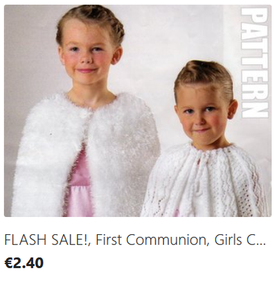 First Communion Capes knitting pattern download