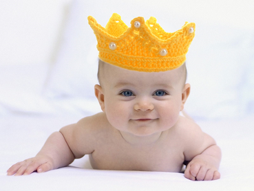 Baby Crown by StarBaby Knitwear www.starbabyknitwear.com