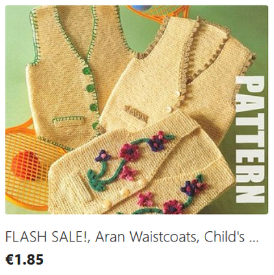 Kids Waistcoats knitting pattern download