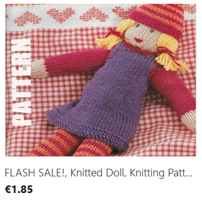 Rag Doll knitting pattern download