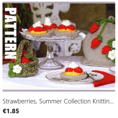 Strawberry Delight knitting pattern download