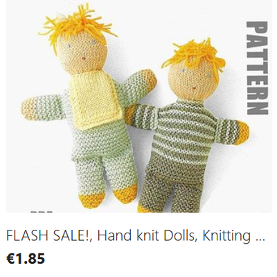 Hand Knit Dolls Knitting Pattern download